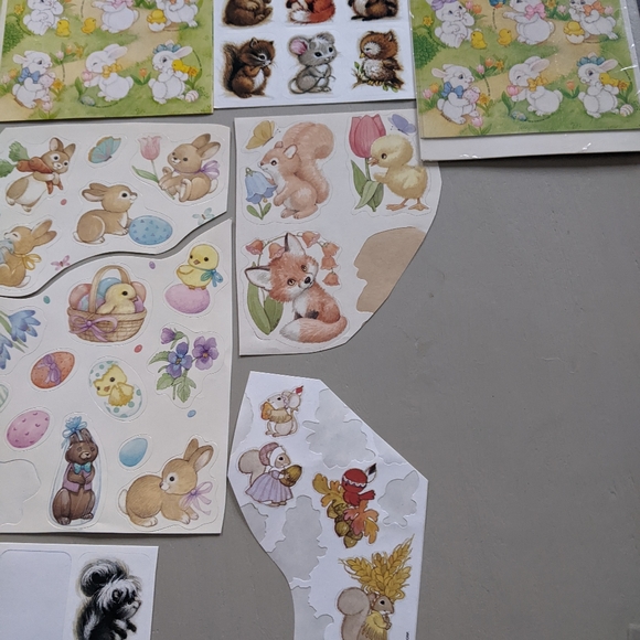 Cute animal Sticker lot 3 sealed packs 15 complete sheets - Picture 4 of 7